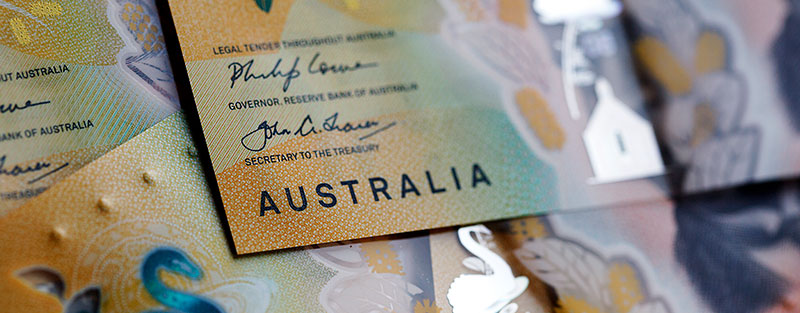 Australian fifty dollar bill