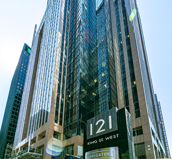 Photo of office building at 121 King Street West in Toronto