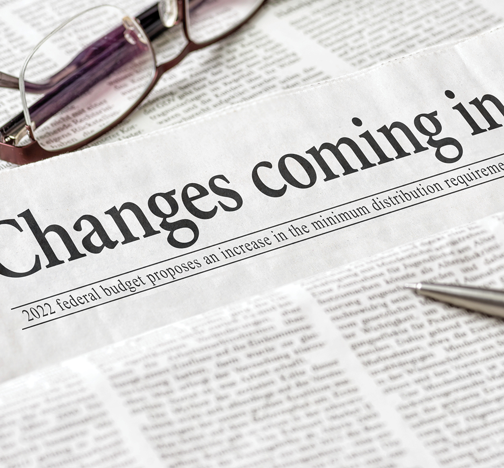 A newspaper with the headline Changes coming in 2023