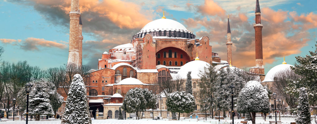Hagia Sophia in winter (Istanbul, Turkey)
