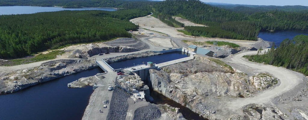 Photo of White River hydro project