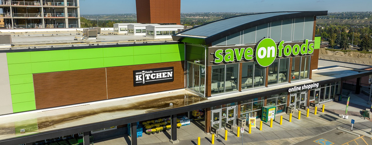 Save-on-Foods located in Town Centre, a newly constructed shopping centre in Calgary, Alberta.