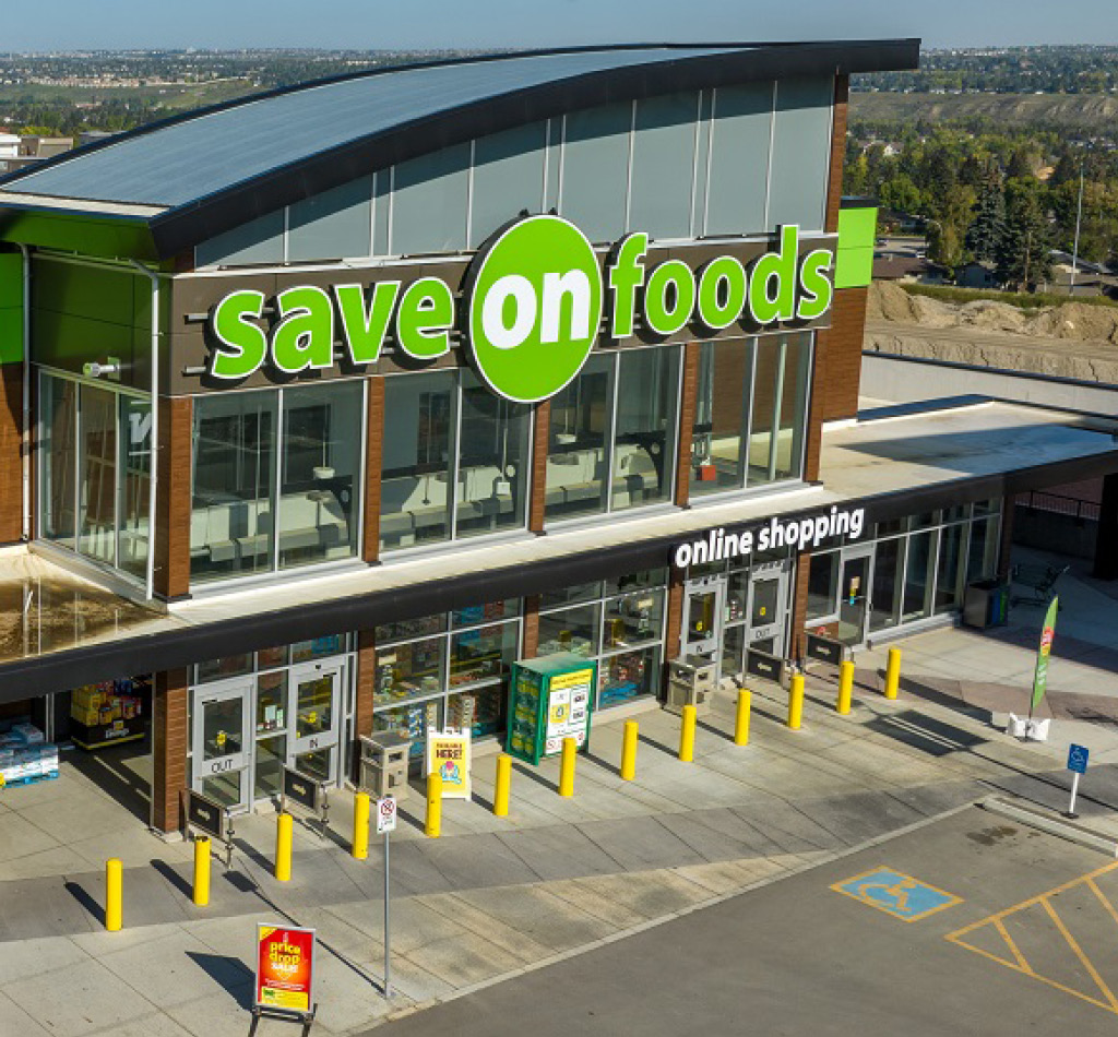 Save-on-Foods located in Town Centre, a newly constructed shopping centre in Calgary, Alberta.