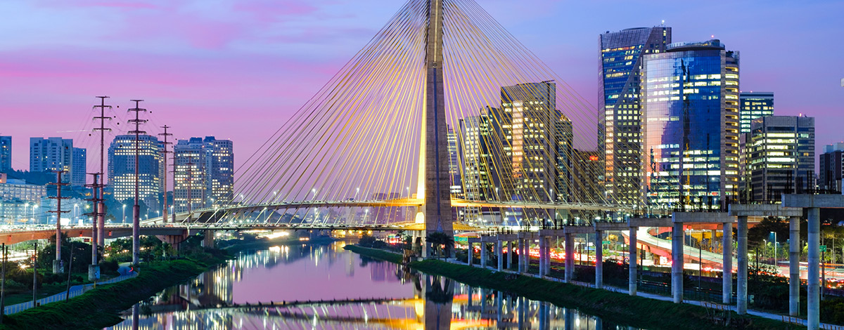 Estaiada bridge in Sao Paulo, Brazil.
