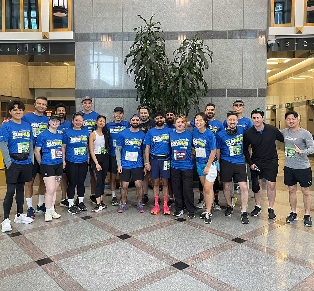 Image of CC&L's Vancouver Sun Run team