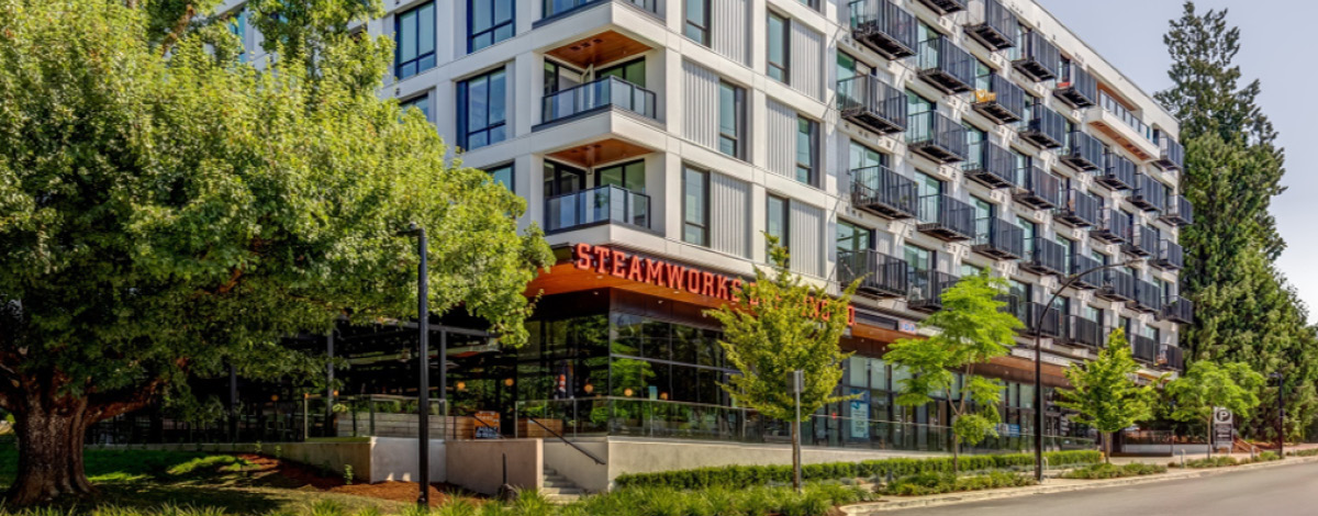 Lonsdale Square, a purpose-built rental building developed by Minto Apartments in North Vancouver, Canada.